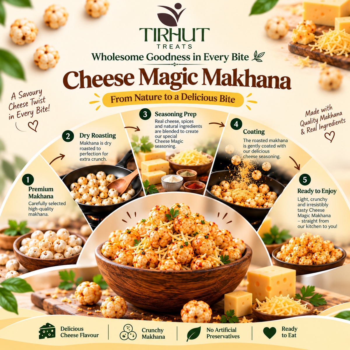 Cheese Magic Makhana (50G)