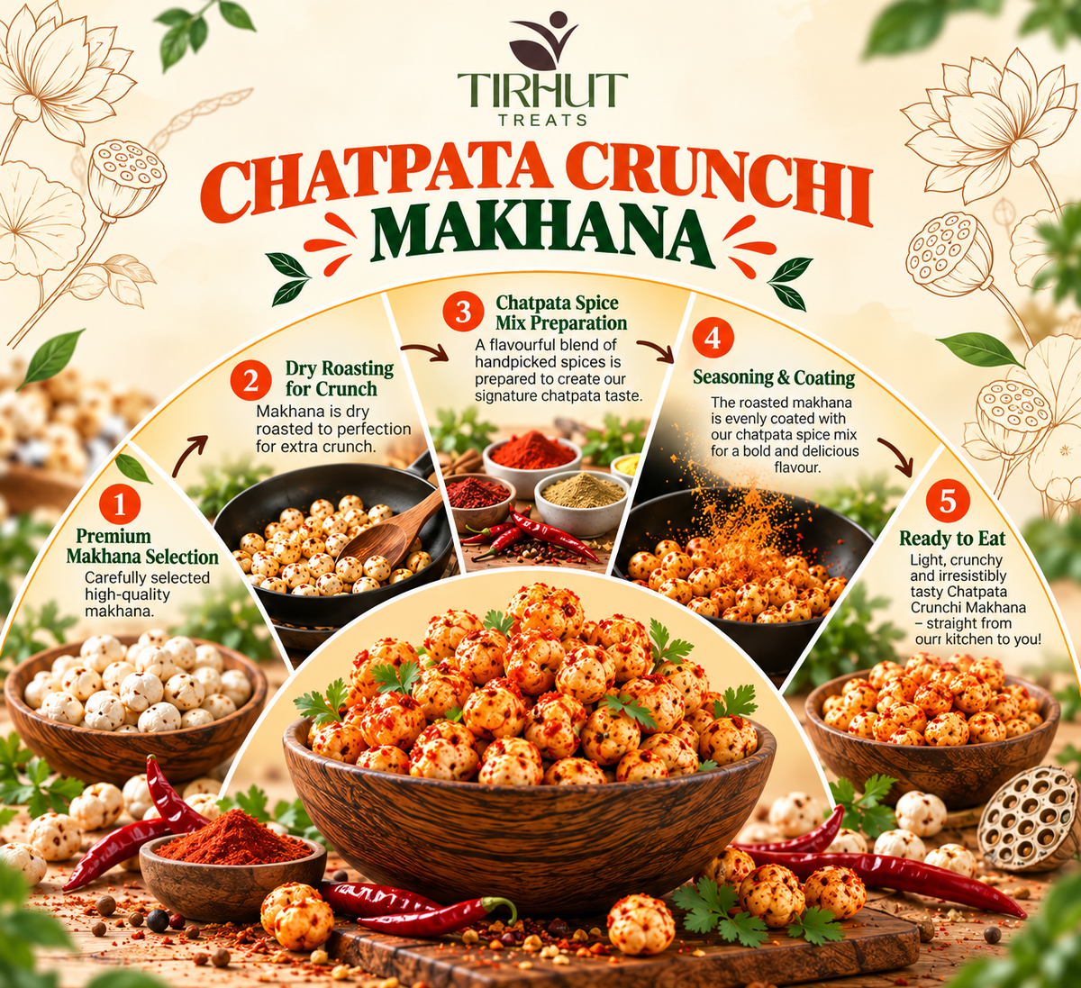 Chatpata Crunchi Makhana (50G)