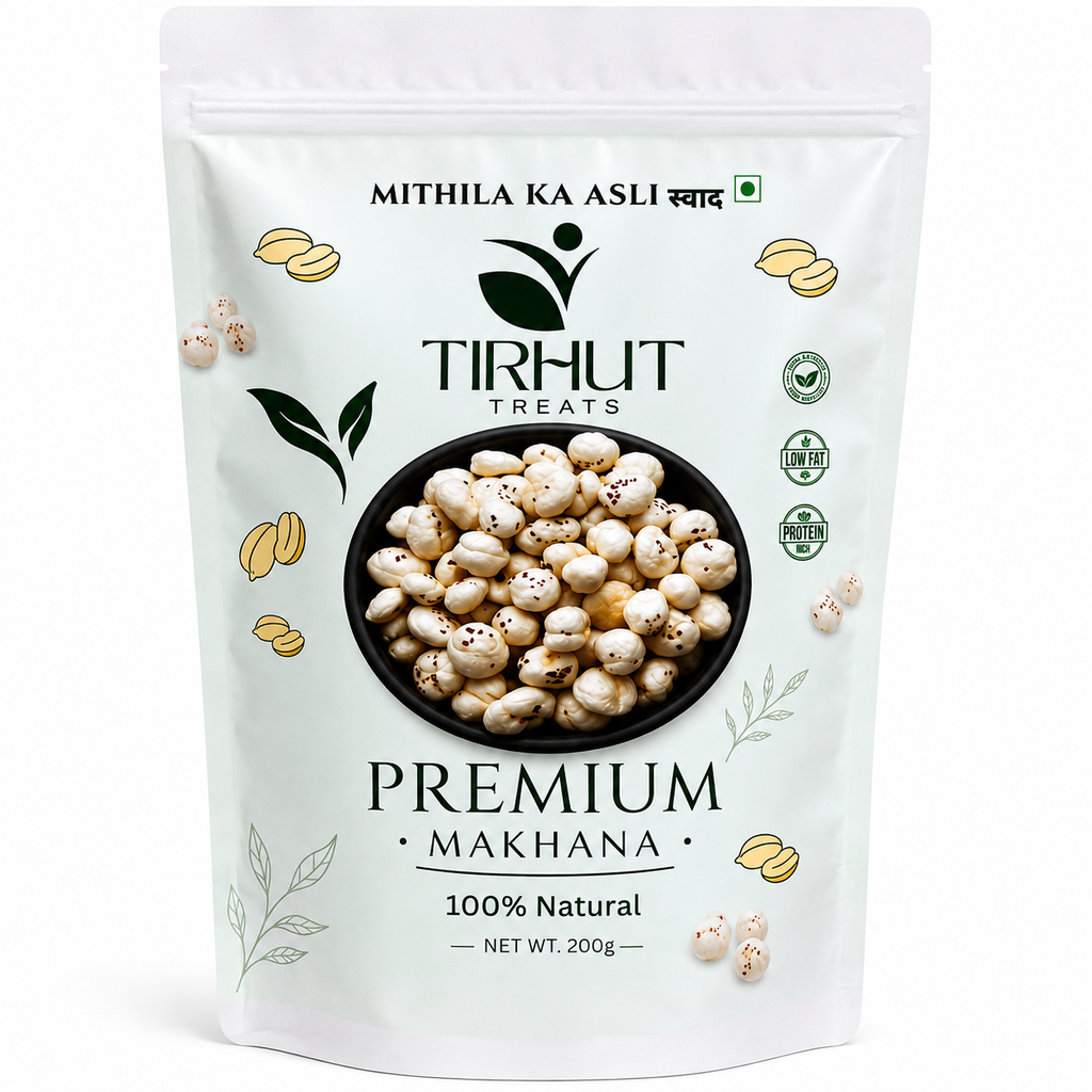 Tirhut Treats Premium Makhana (Fox Nuts) – 200g