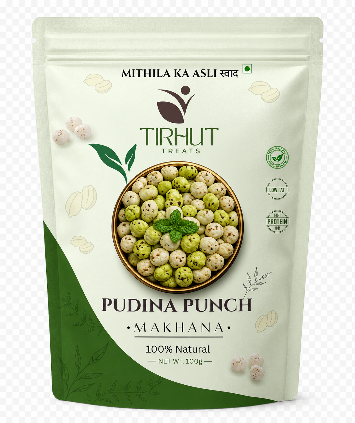 Tirhut Treats Pudina Punch Makhana - 100g