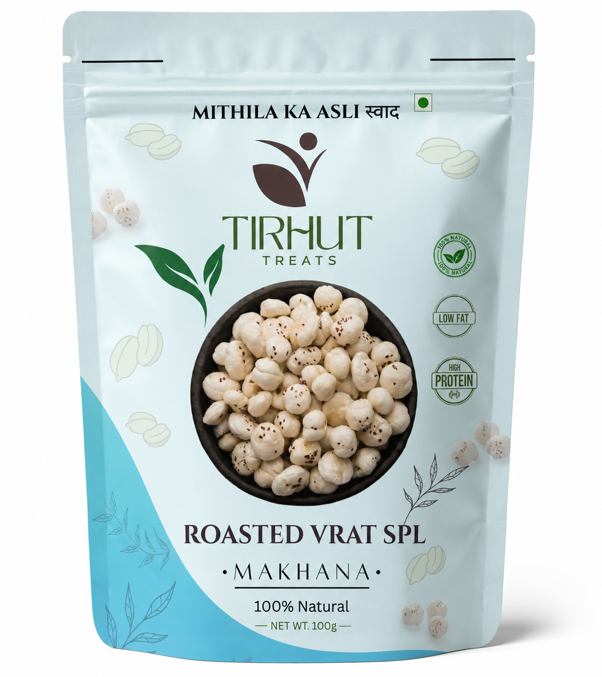 Tirhut Treats Roasted Vrat Special Makhana - 100g